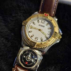 Vintage Guess Waterpro Indiglo watch with compass
